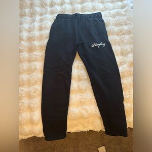 black playboy sweatpants from pacsun